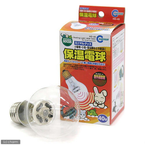 保温電球　40W【関東当日便】小動物・小鳥・爬虫類などの保温に！