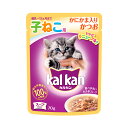 カルカン パウチ スープ仕立て 12ヶ月までの子ねこ用 かにかま入りかつお 70g キャットフード カルカン 関東当日便
