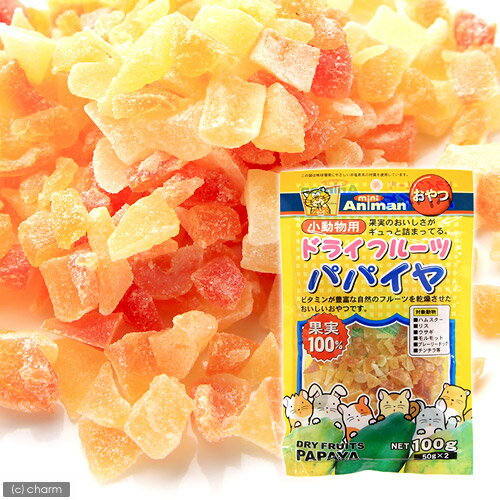 ドライフルーツ　パパイヤ　100g【関東当日便】果実の美味しさがギュッと詰まってる！