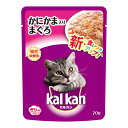 ボール売り カルカン パウチ ジューシーゼリー仕立て かにかま入りまぐろ 成猫用 70g 1ボール16袋入り キャットフード【HLS_DU】 関東当日便