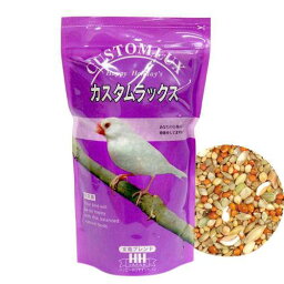 <strong>カスタムラックス</strong>　文鳥　0．83L　鳥　フード　餌　えさ　種　穀類【HLS_DU】　関東当日便