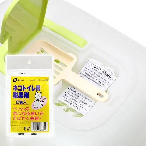 リッチェル　ネコトイレ用脱臭剤　2個入　猫用トイレ用品　関東当日便...:chanet:10158629