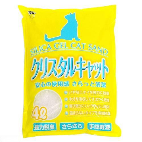 ☆《お一人様1点限り》【箱売り】スーパーキャット　NEW　クリスタルキャット　4L　お買得8袋《同梱不可》【関東当日便】