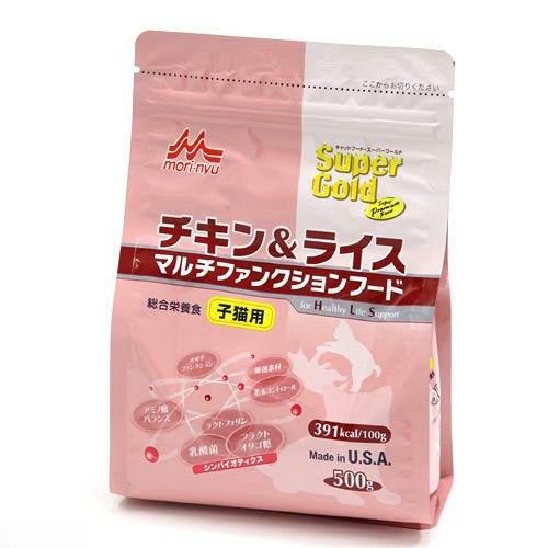 森乳　スーパーゴールド　チキン＆ライス　子猫用　500g【関東当日便】【HLS_DU】