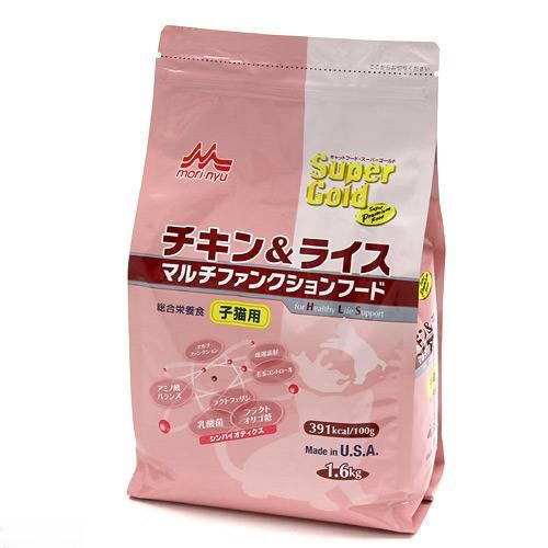 森乳　スーパーゴールド　チキン＆ライス　子猫用　1．6kg【関東当日便】【HLS_DU】