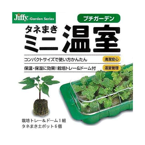 ジフィープチガーデン（タネまきミニ温室）6個入り（栽培トレー＆ドーム、説明書付き）【サカタのタネ】【関東当日便】