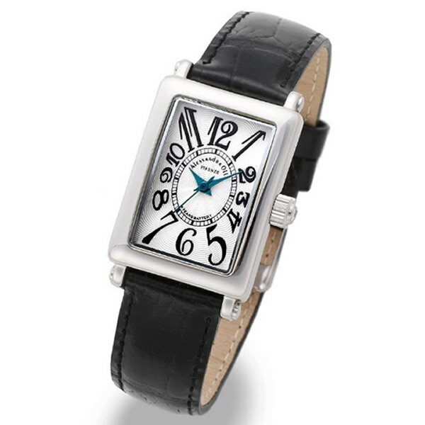 Alessandra Olla アレッサンドラオーラ 腕時計 AO-1500-18BK レディース レディース トノー型 文字盤カラー　ホワイト　ブラック【セール sale】【記念日】【ギフト】【ビジネス】【誕生日】【最安値】