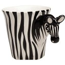 アニマルマグ ゼブラ ミーラープセラミック Meelarp Ceramic マグカップ マグ 285ml おしゃれ かわいい コップ 馬 しまうま シマウマ 縞馬