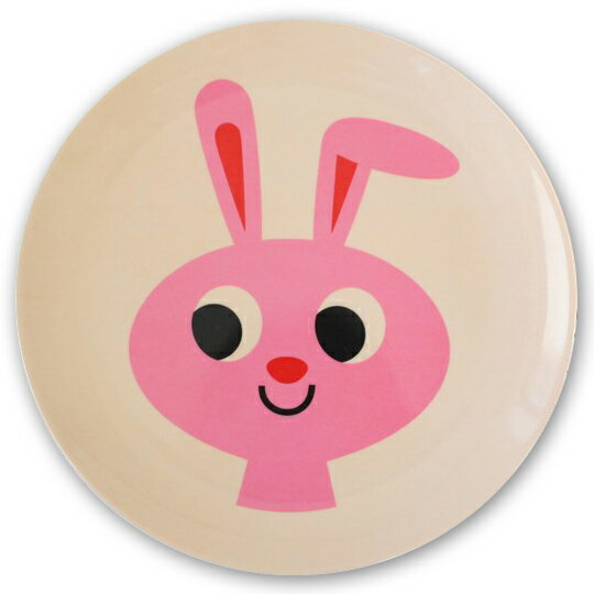 メラミン 皿 食器 北欧雑貨 おしゃれ かわいい 子供 OMM-design メラミンプレート うさぎ ウサギ rabbit Ingela P Arrhenius インゲラアリアニウス
