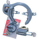 GORIN 『WL-3700_b』WL-3700 1キーツーロック リングロック・前輪錠 ブラック [0035440001]の画像