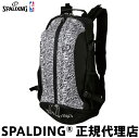 期間限定プレゼント付(500円分)バスケットボール バックパック リュックCAGER ケイジャー クレイジーロゴSPALDING スポルディング