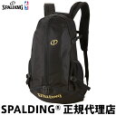 期間限定プレゼント付(500円分)バスケットボール バックパック リュックCAGER ケイジャー ゴールドSPALDING スポルディング