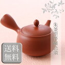【常滑焼急須】【送料無料】深蒸し急須<朱釜型帯網急須><YI...
