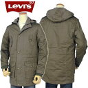 Levi'sリ-バイスフード付 ミリタリージャケットクリアランス、送料無料