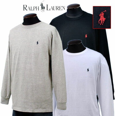 POLO by Ralph Laurenラルフローレン 長袖 ポイント Tシャツ【ラルフローレン】 #1278468,#1278466,#1279269 【楽ギフ_包装選択】【円高還元】激安 特価【ポロ ラルフローレン】