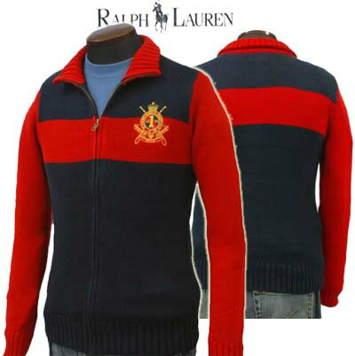 POLO by Ralph Lauren Boy's ラルフローレン ボーダー コットン フルジップセーター【ラルフローレン ボーイズ】【Ralph Lauren Boy's】 