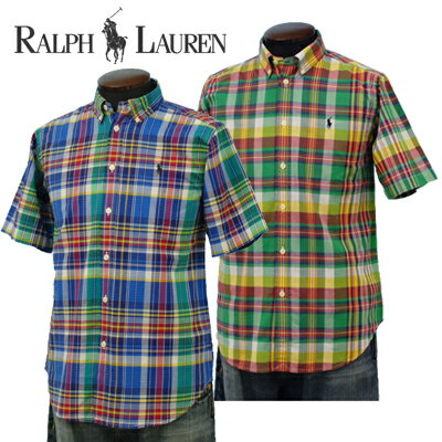 POLO by Ralph Lauren Boy's マドラスチェック 半袖 シャツ【2010-Summer/NewModel】【ラルフローレン ボーイズ】 