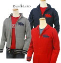 POLO by Ralph Lauren Boy'sダブルビッグポニー フード付 フルジップセーター【ラルフローレン ボーイズ】