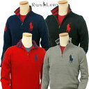 POLO by Ralph Lauren Boy'sビッグポニー&"3"ハーフジップセーター【2010-Fall/NewModel】【ラルフローレン ボーイズ】 