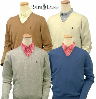 POLO by Ralph Laurenラルフローレンカシミア混 Vネックセーター【2010-Fall/NewModel】【ラルフローレン】#0113255FZ,#0113259FZ 