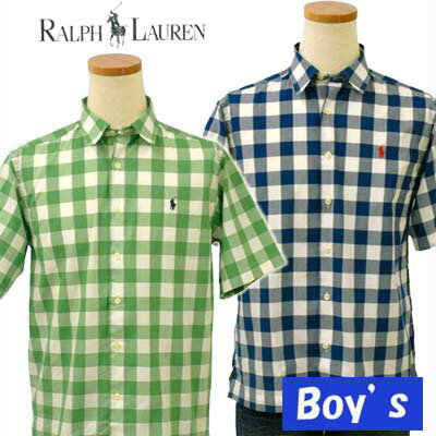 POLO by Ralph Lauren Boy's半袖 ギンガムチェックシャツ【2011-Summer/NewModel】【ラルフローレン ボーイズ】 