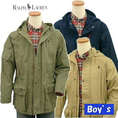 POLO by Ralph Lauren Boy'sミリタリー コットンジャケット【2011-Fall/NewModel】【ポロ ラルフローレン】【楽ギフ_包装選択】【円高還元】激安 50%オフ【ラルフローレン ボーイズ】