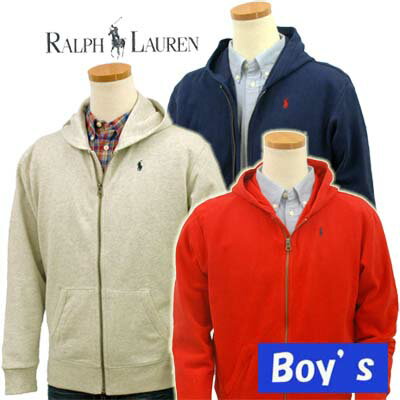 POLO by Ralph Lauren Boy'sベーシック フルジップパーカー【2011-Fall/NewModel】【ラルフローレン ボーイズ】【楽ギフ_包装選択】【円高 還元 セール】激安 58%オフ 【ラルフローレン ボーイズ】