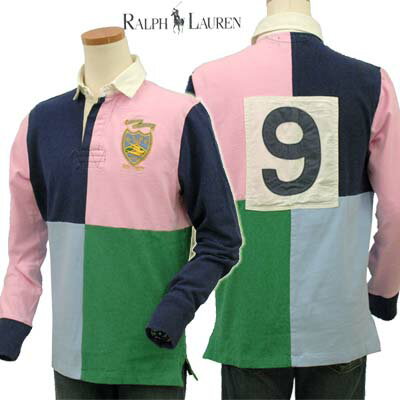 POLO by Ralph Lauren バック"9"カラーブロック長袖ラガーシャツ 【2011-Fall/NewModel】【ラルフローレン】