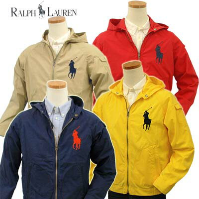 【希望小売価格の半額以下】POLO by Ralph Lauren Boy'sワイメア ビッグポニーフード付ウインドブレーカー【2012-Spring/NewModel】【ラルフローレン ボーイズ】 