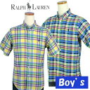 【希望小売価格の半額以下】POLO by Ralph Lauren Boy's半袖チェックシャツ【2012-Spring/NewModel】【ラルフローレン ボーイズ】 