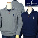 【最大5000円OFFクーポン】POLO GOLF by Ralph Lauren ミドルポニーハーフジップ トレーナー【ラルフローレンMen's】【送料無料】