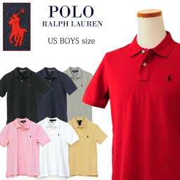 POLO by Ralph Laurenラルフロ-レン Boy's定番,半袖 鹿の子 <strong>ポロシャツ</strong>POLO <strong>ラルフローレン</strong> ボーイズ送料無料 父の日ギフト プレゼント