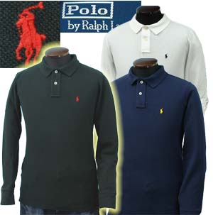 POLO by Ralph Lauren Boy'sラルフローレン ベーシック 長袖 鹿の子ポロシャツ【2009-Spring/NewModel】【ラルフローレン】 