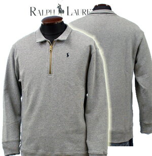 POLO by Ralph Lauren Boy's ラルフローレンハーフジップ トレーナー、グレー【2009-Fall/NewModel】【ラルフローレン】 