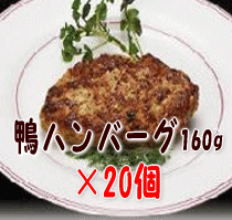 【送料無料】鴨ハンバーグ 20個セット