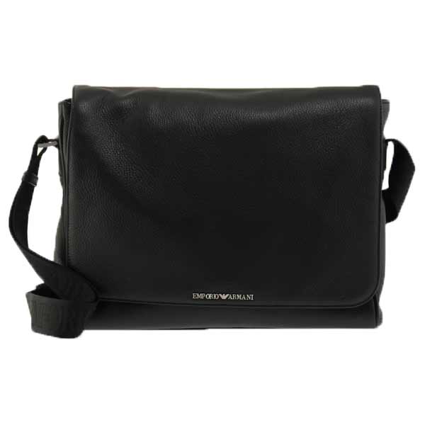 エンポリオアルマーニ メンズ　ショルダーバッグ ブラック （ラージサイズ）YEM820 YH234 80001 NERO EMPORIO ARMANI