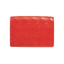 ボッテガヴェネタ BOTTEGA VENETA カードケース ブライトレッド 593115 VCPP3 8855 BR.20