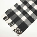 バーバリー BURBERRY カシミアマフラー ブ