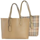 バーバリー BURBERRY バッグ レディース リバーシブルトートバッグ MD REVERSE A4 ミッドキャメル 4049584 ACBZU 26750 MID CAMEL【英国】