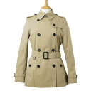 BURBERRY/バーバリー レディース ショート丈コットントレンチコート ライトベージュ BARONSCOURT 3761962 70500 HONEY BURBERRY LONDON 【W-B】ばーばりー 【送料無料】【fs2gm】