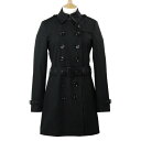 BURBERRY/バーバリー コート レディース コットントレンチコート ブラック CROMBROOK 3861079 00100 BLACK BURBERRY BRIT 【W-B】 ばーばりー 【送料無料】【fs2gm】