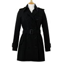 BURBERRY/バーバリー レディース トレンチコート ブラック MARYSTOW 3762015 00100 BLACK BURBERRY 【W-B】ばーばりー 【送料無料】【fs2gm】