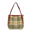 バーバリー BURBERRY バッグ レディース トートバッグ MN CANTER ホースフェリーチェック/パレードレッド 4022372 HNC:ABHTI 7050B HONEY/PARADE RED 【送料無料】【英国】