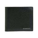 バーバリー BURBERRY 財布 メンズ 二つ折り財布(小銭入れ付) ブラック CC BILL COIN 3997618 LLN:ABSYD 00100 BLACK【英国】