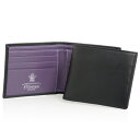 GbeBK[ BILLFOLD 030JR BLACK/PURPLE ܂z ETTINGERyz