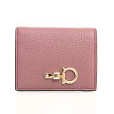 サルヴァトーレフェラガモ SALVATORE FERRAGAMO 財布 レディース 二つ折り財布 シンダーローズ FERRAGAMO STUDIO SMALL WALLET 22E032 0734452 CINDER ROSE【ミニ財布】
