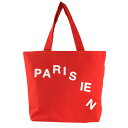 【本日ポイント最大19倍!】メゾン キツネ MAISON KITSUNE トートバッグ レッド A4 TOTE BAG PARISIEN CUT U834 RED