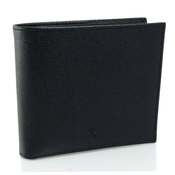 ロエベ AMERICAN WALLET 156 30 501 1100 BLACK 二つ折り財布（小銭入れ付） EMBAJADA LOEWE【送料無料】