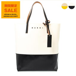 【期間限定セール】<strong>マルニ</strong> MARNI バッグ メンズ レディース <strong>トートバッグ</strong> <strong>TRIBECA</strong> SHOPPING BAG [トライベッカ ショッピングバッグ] SHMQ0037A0 P3572 [全2色]【A4】【レイングッズ】【mkd_20】