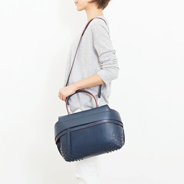 【5,000円クーポン対象】トッズ TOD'S バッグ レディース トートバッグ A4 ブルー TOD'S SMALL WAVE BAG XBWAMRWG201TOP U824　GALASSIA【business】